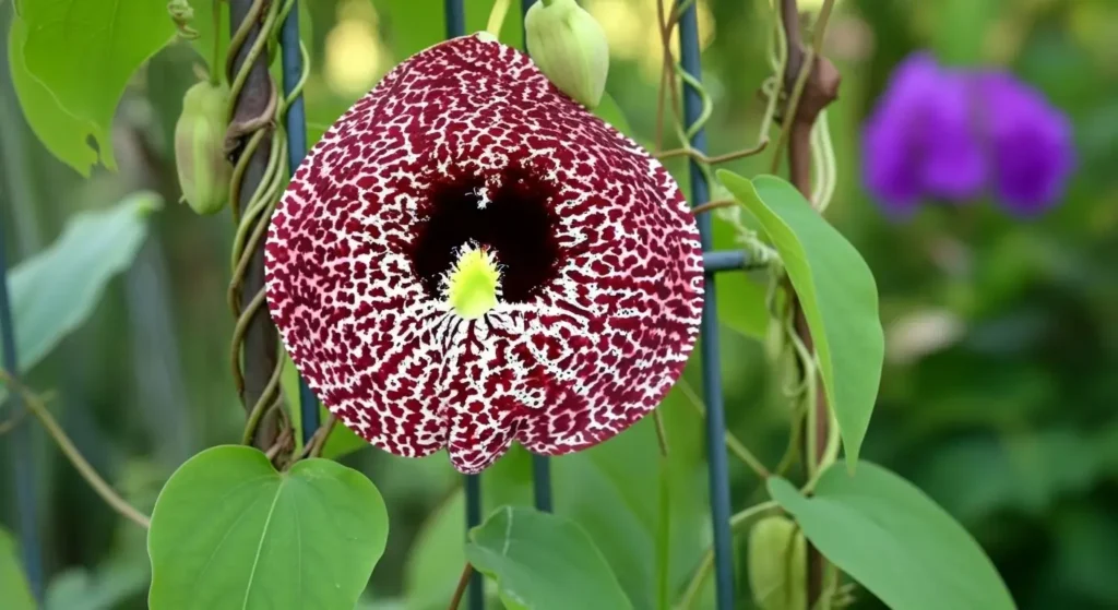 Duck flower bloom in decorative pot ready for repotting